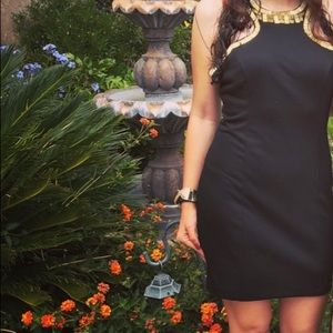 Black and Gold Arc and Co Dress. Size medium.